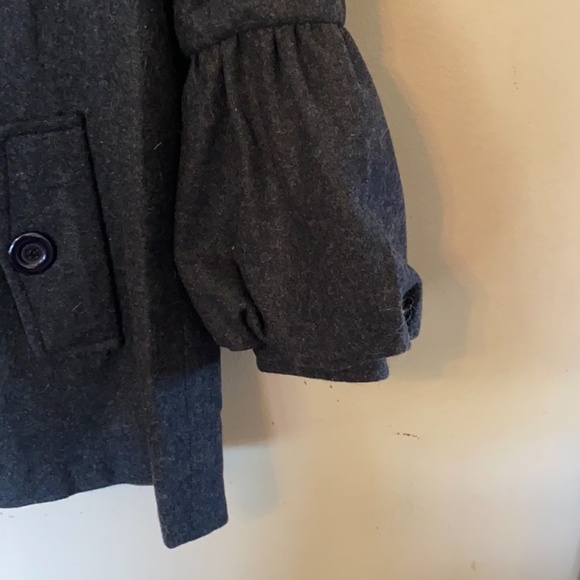 Grey double breasted swing pea coat Large - Picture 5 of 5